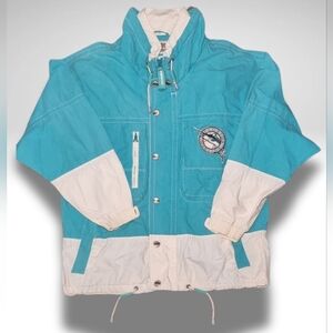 Vintage 90s Miami Florida Marlins Baseball MLB Jacket Coat 🔥